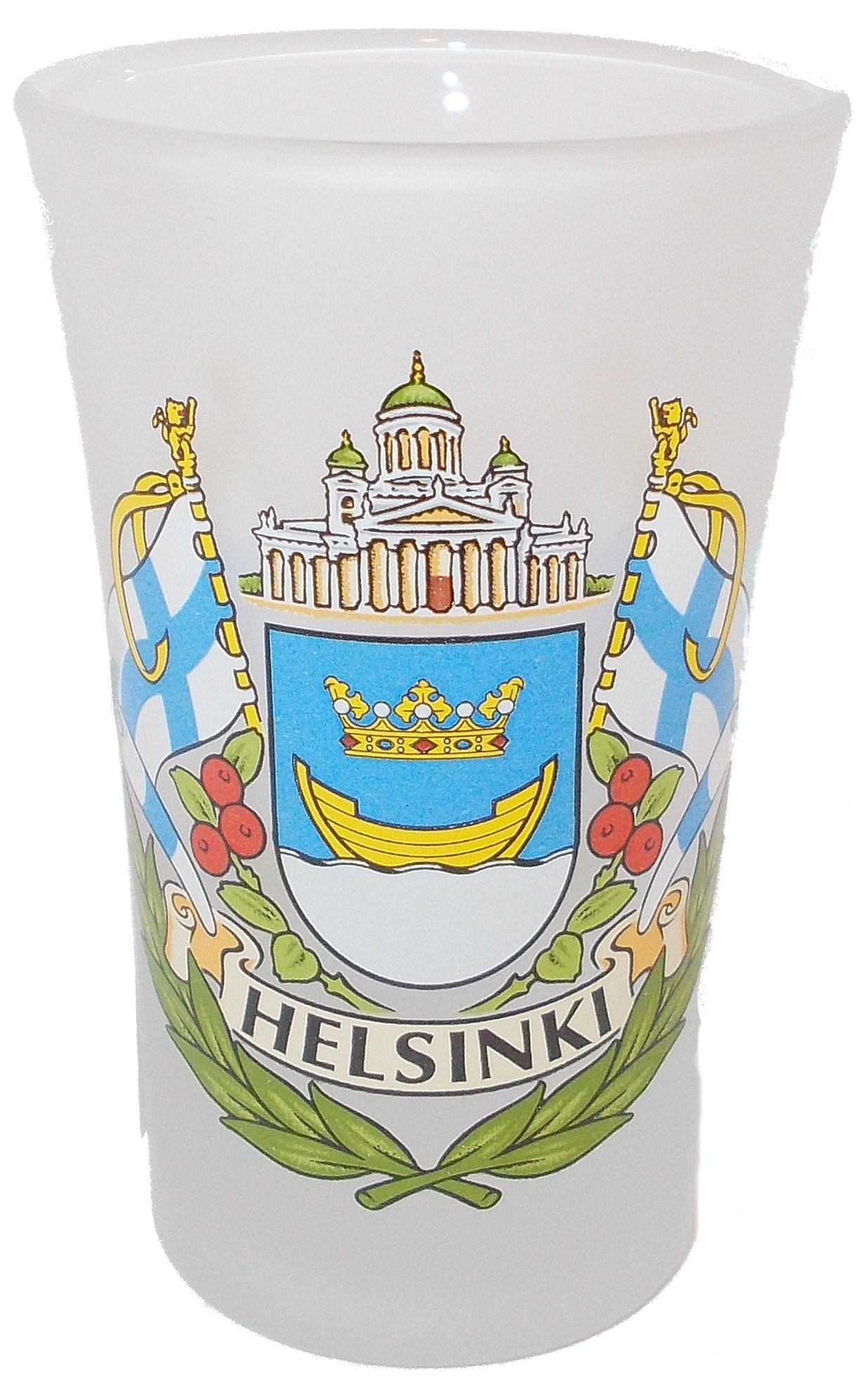 Shottilasi Helsinki vaakuna 130/5026