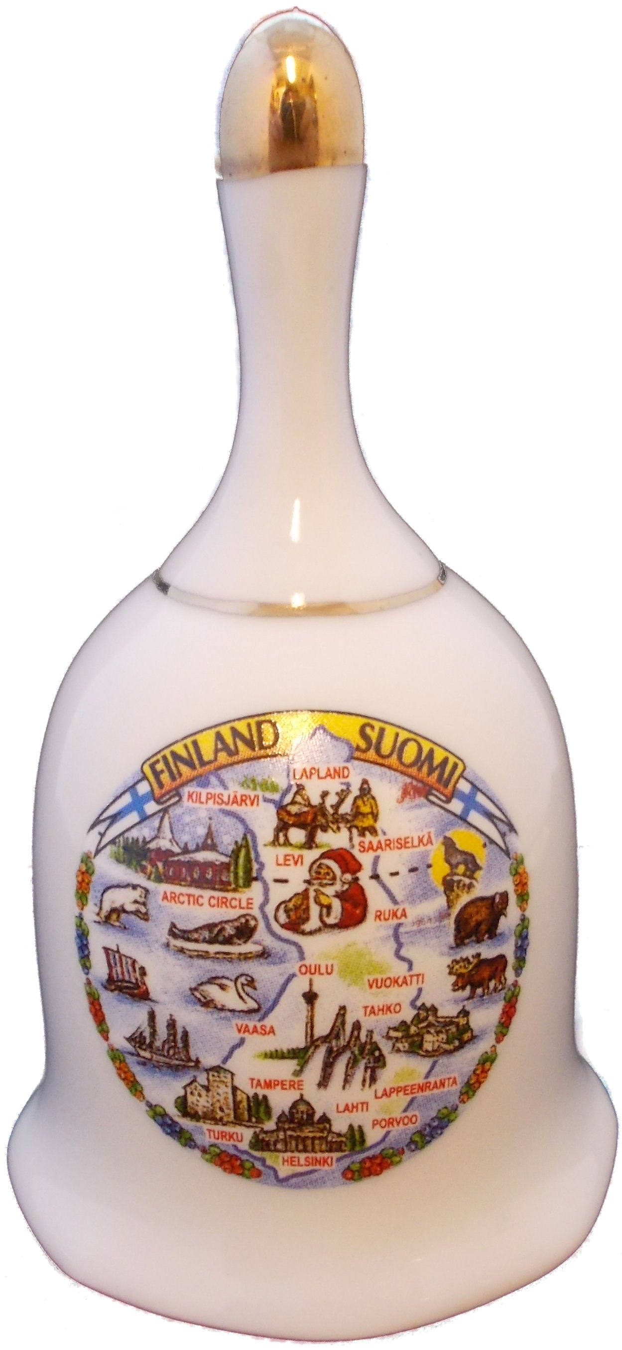Posliinikello Suomen kartta 217/6018