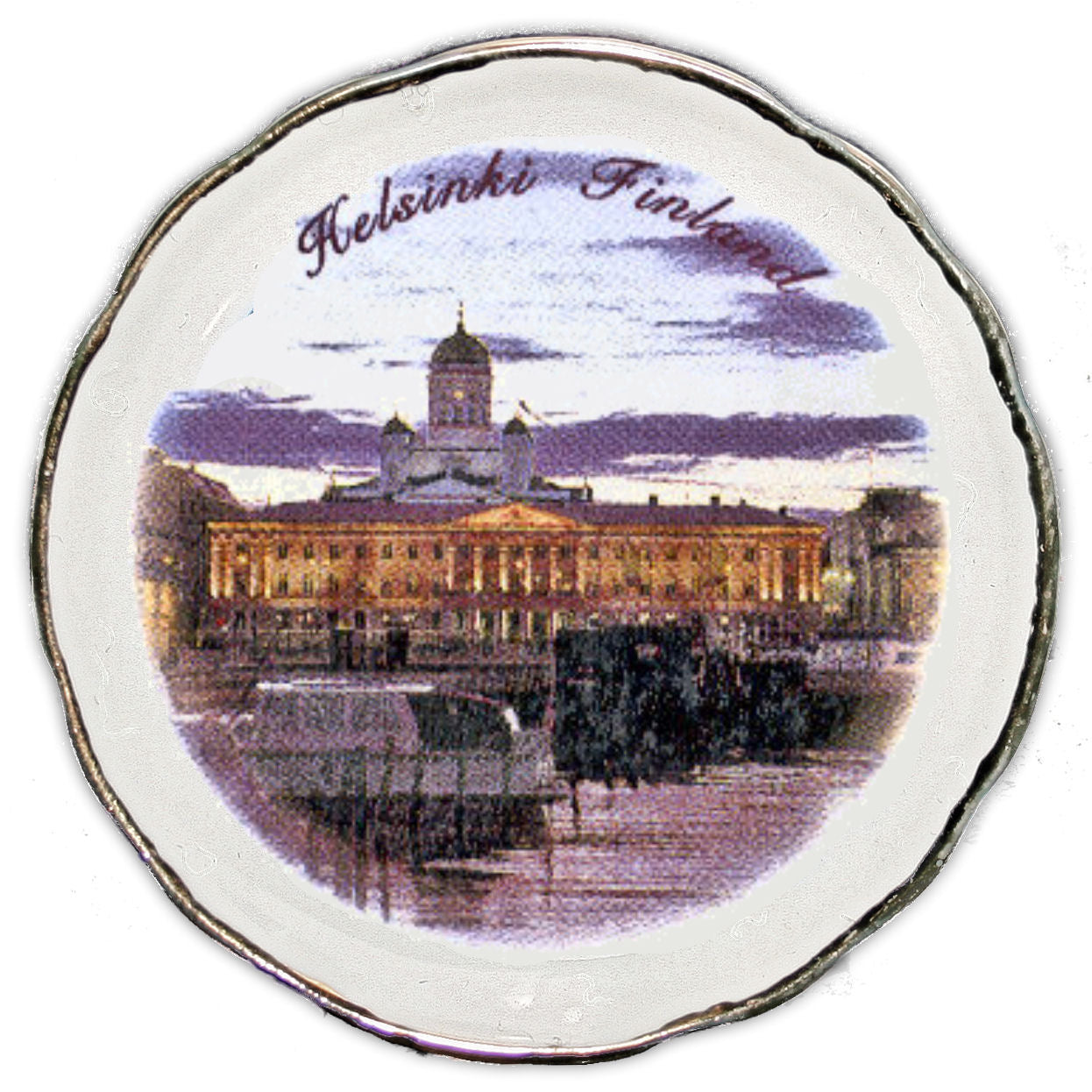Posliinimagneetti Helsinki yö 3000/6007