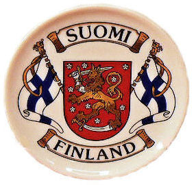 Pieni lautanen Liput vaakunalla 300/6002