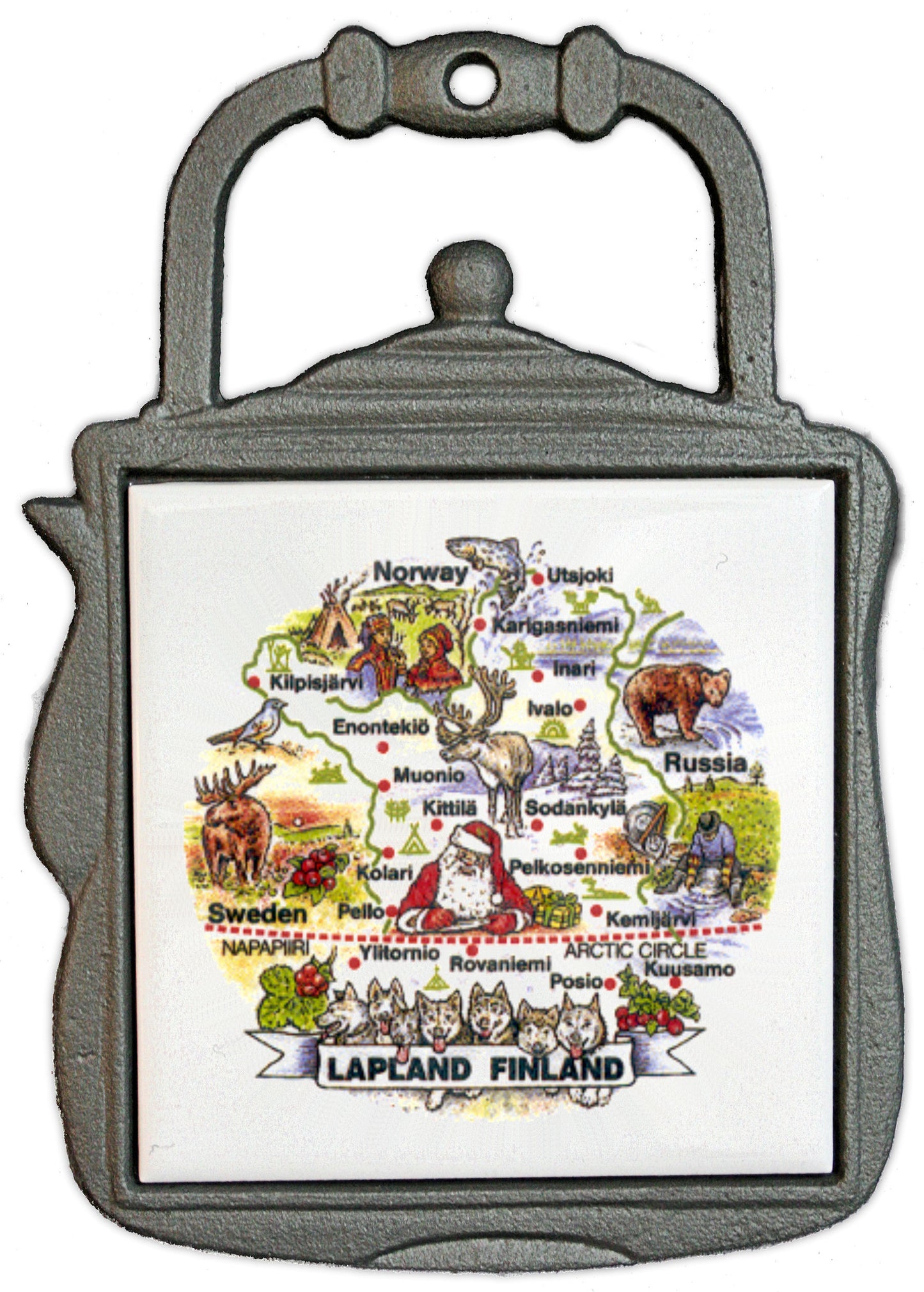 Pannunalunen Lapin kartta 305/6008