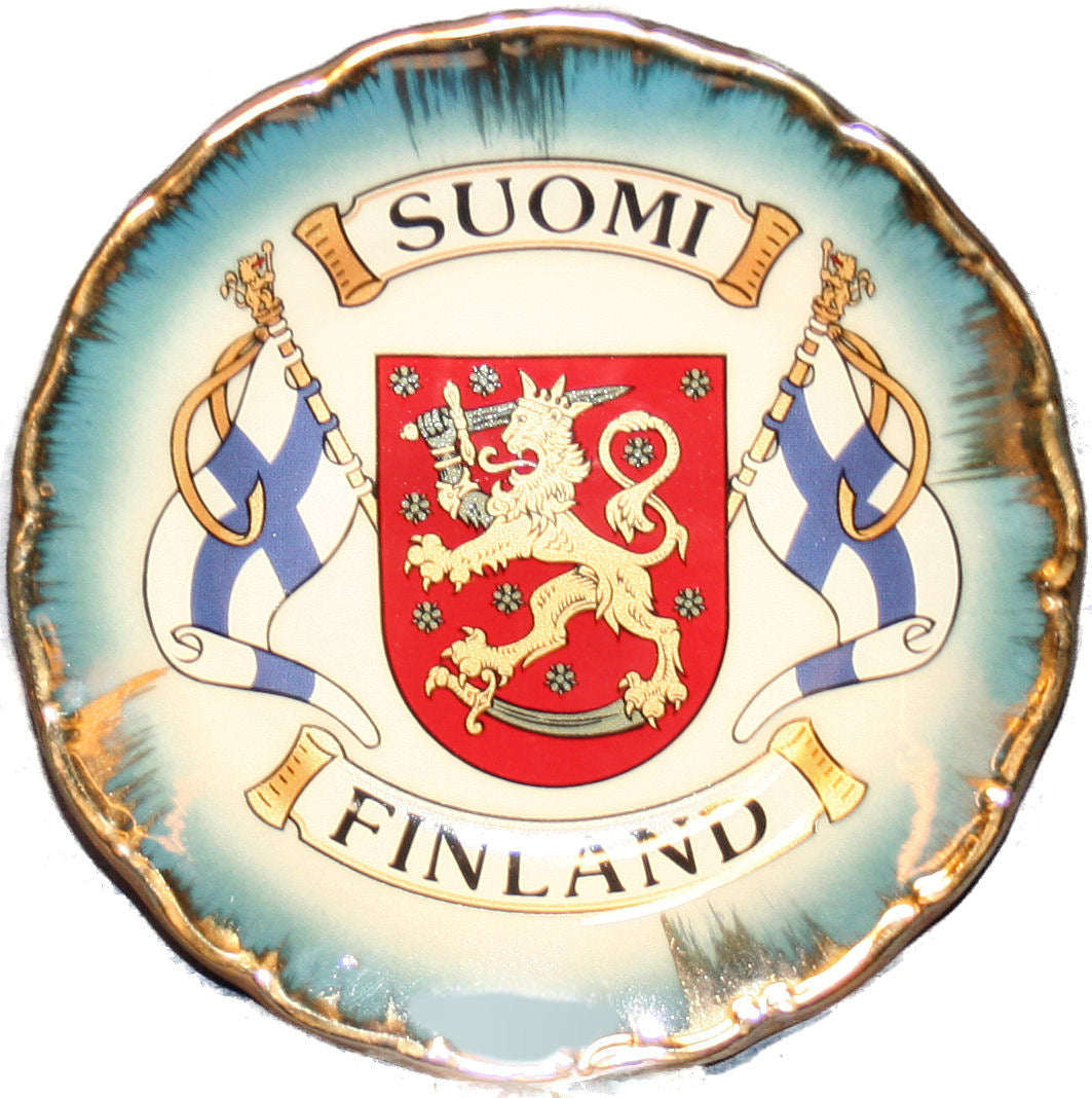 Pieni lautanen Liput vaakunalla 320/6002