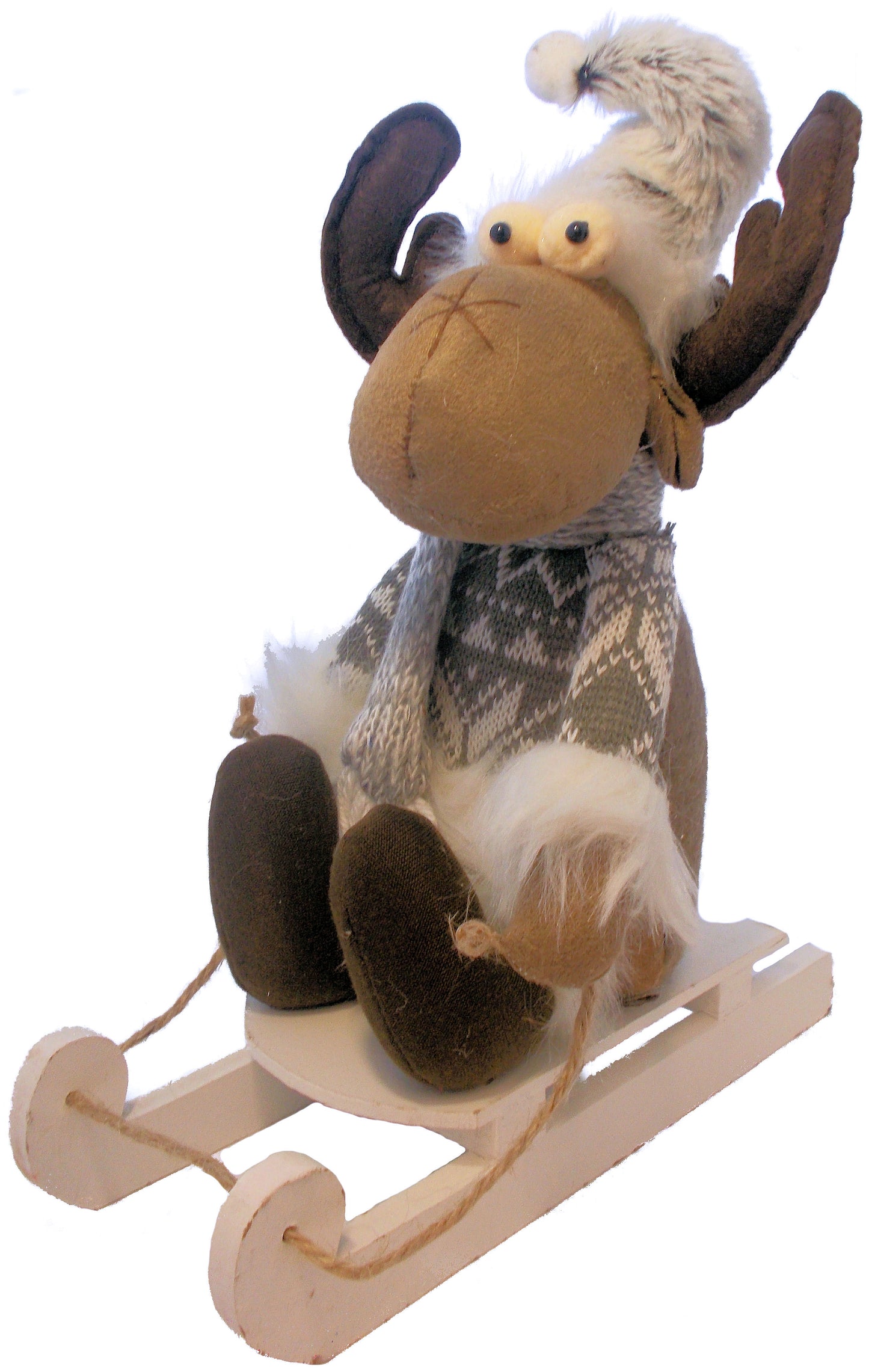 Pöytäkoriste Poro kelkassa 37620