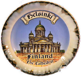 Iso lautanen Tuomiokirkko relief 391/6010