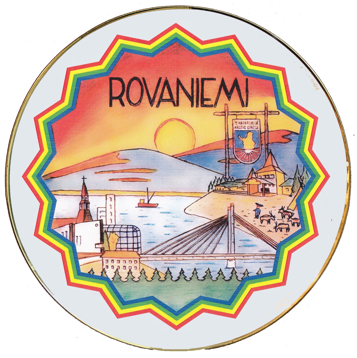 Iso lautanen Rovaniemi 490/7002
