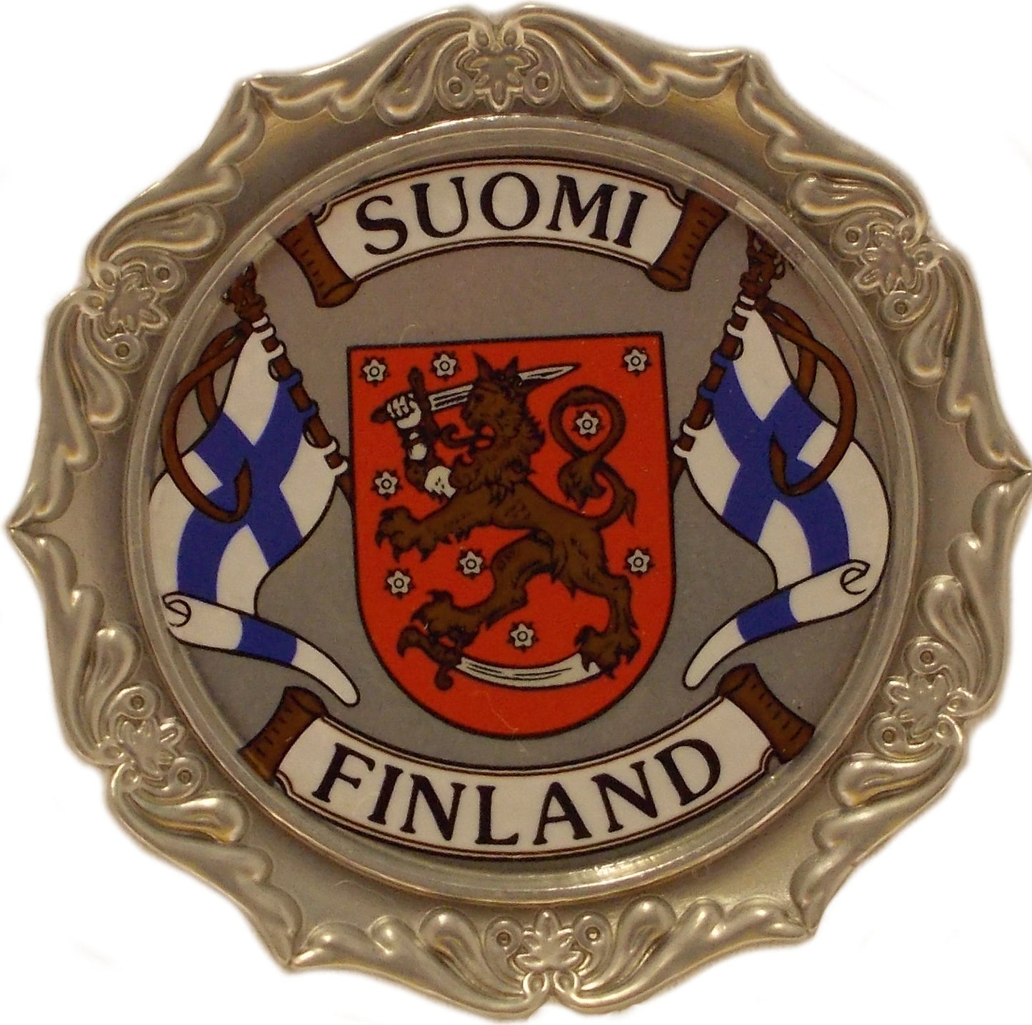 Metallimagneetti Liput vaakunalla 603/6002