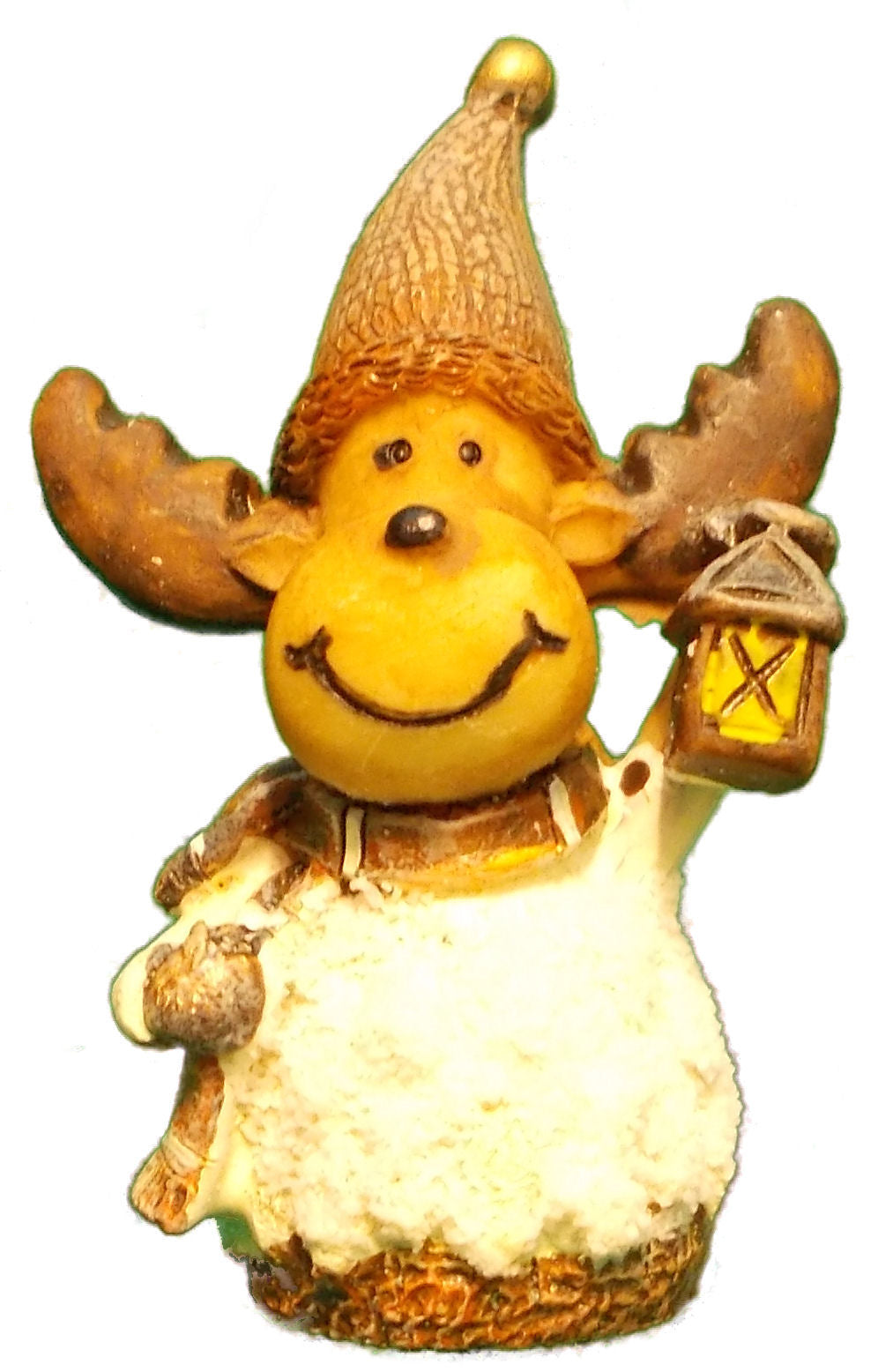 Pöytäkoriste Poro lyhdyllä 6362