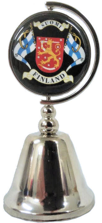 Metallikello Liput vaakunalla A113/6002