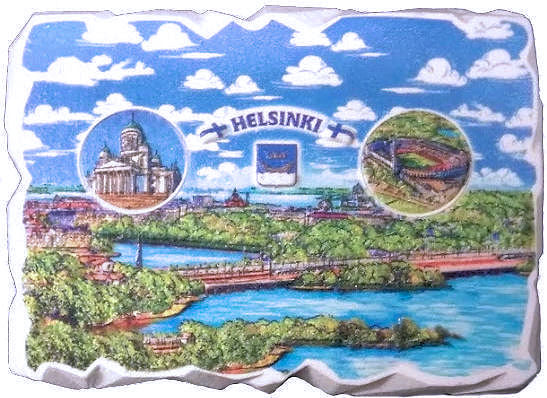Kohokuviomagneetti Helsinki Töölönlahti CSM002