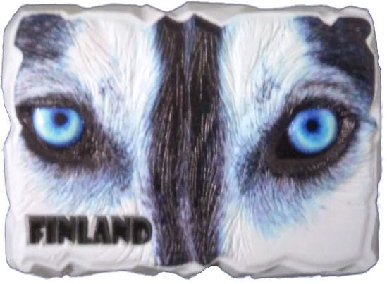 Kohokuviomagneetti Husky Finland CSM003