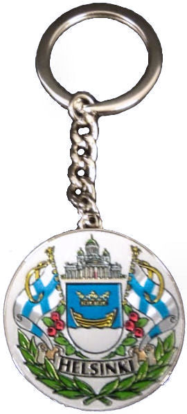 Metalliavaimenperä Helsinki vaakuna FKR5026