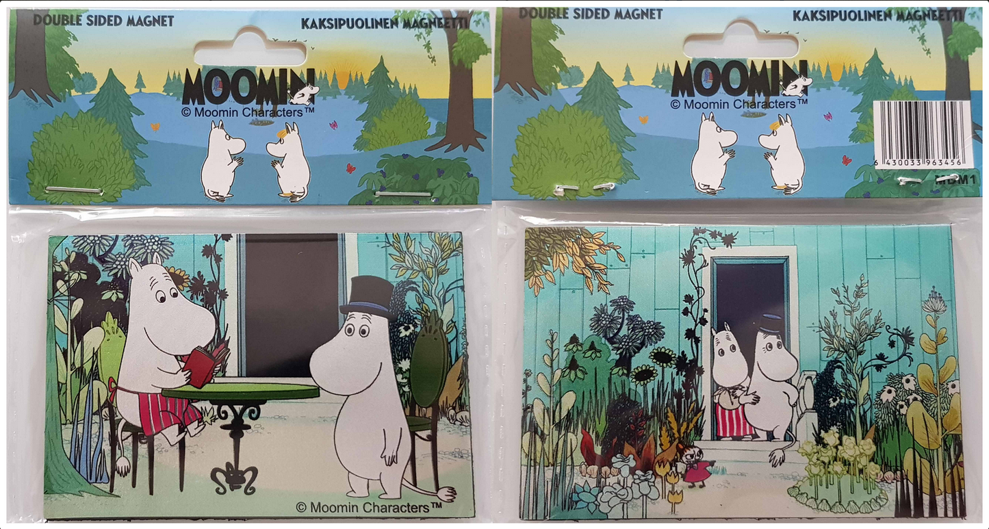 Magneetti 2-puolinen Muumipappa ja Mamma MDM1