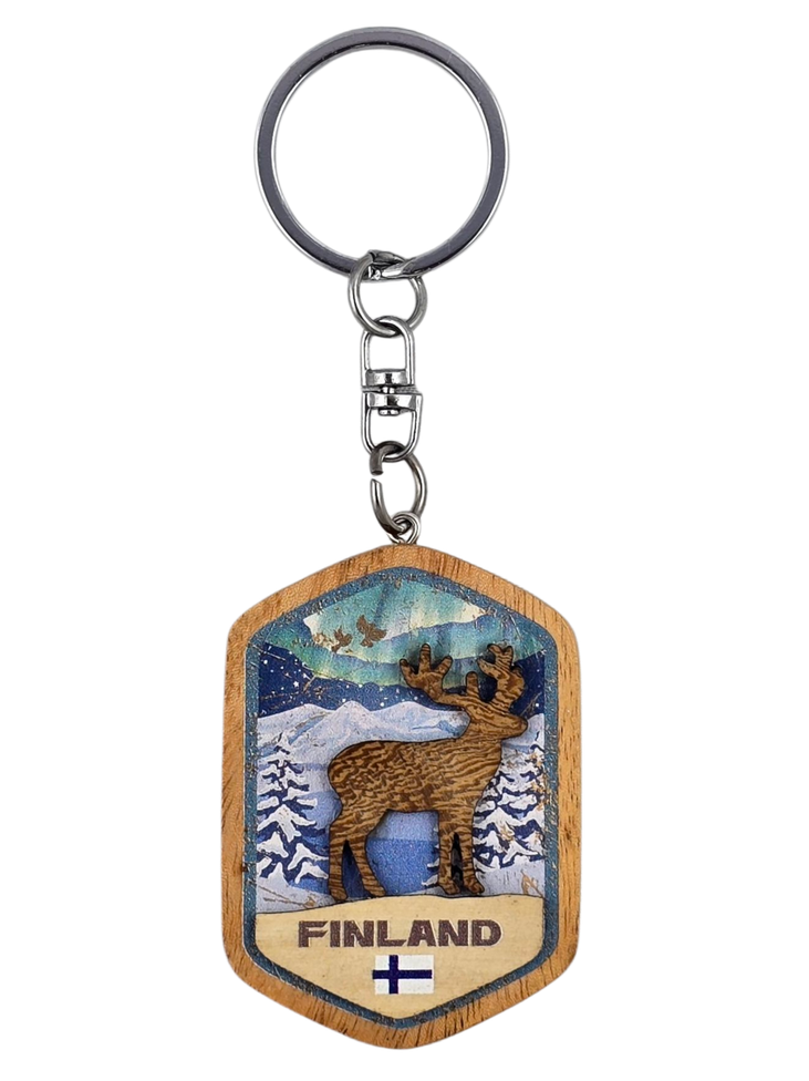 Puinen avaimenperä FA3