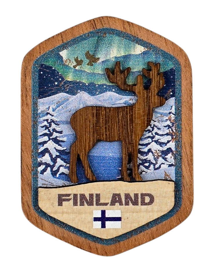 Puinen magneetti poro FM2