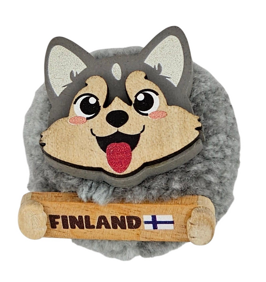 Pompom magneetti husky FM4