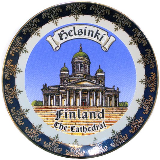 Pieni lautanen Tuomiokirkko relief 1200/6010