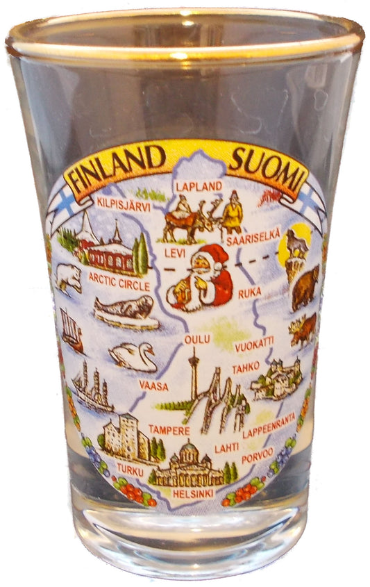 Shottilasi Suomen kartta 13/6018