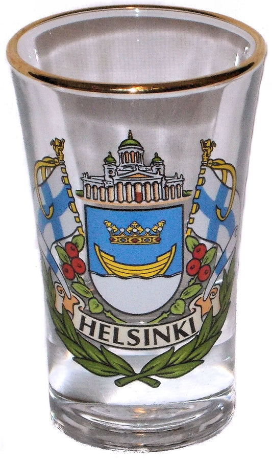 Shottilasi Helsinki vaakuna 13/5026