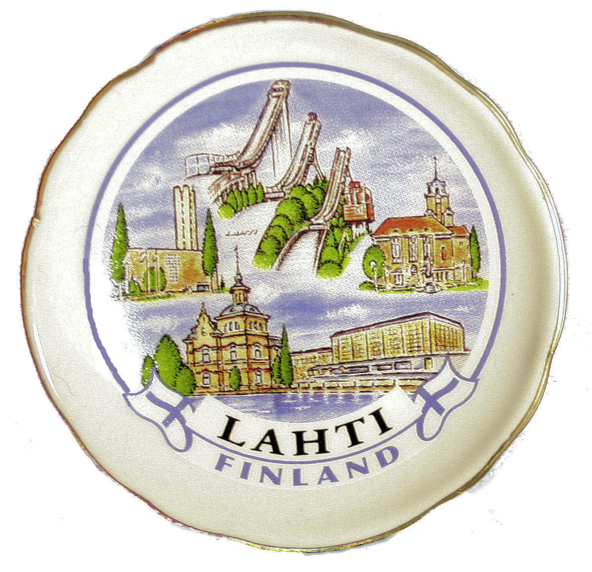 Posliinimagneetti Lahti 3000/6014