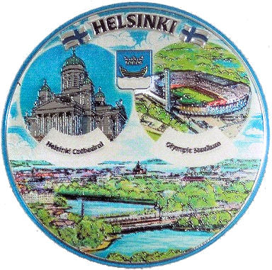Foliomagneetti Helsinki Töölönlahti FM001