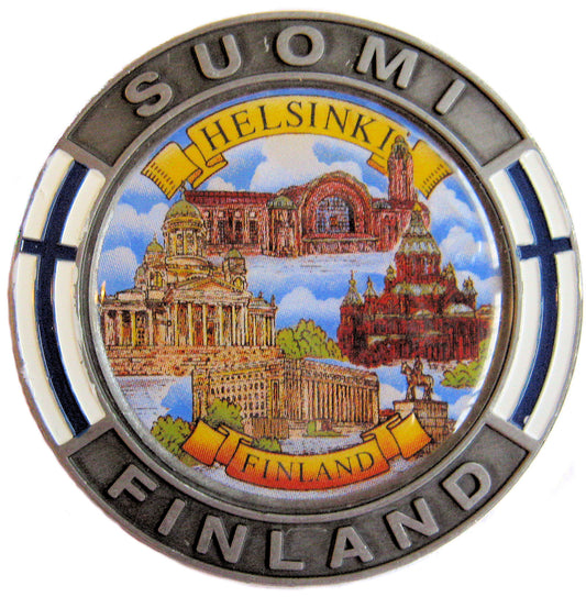 Metallimagneetti Helsinki kombi 611/5007