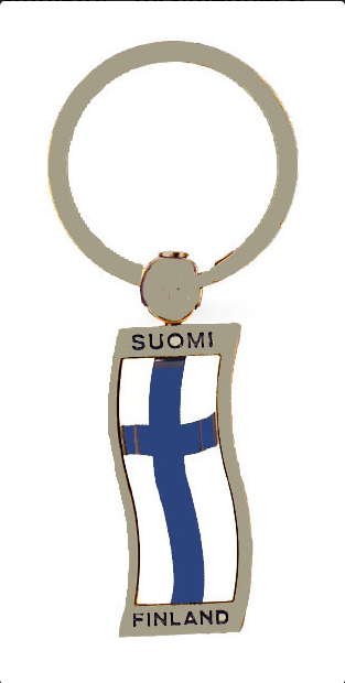 Metalliavaimenperä Suomenlippu A1
